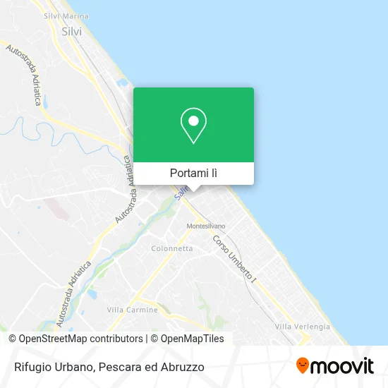 Mappa Rifugio Urbano