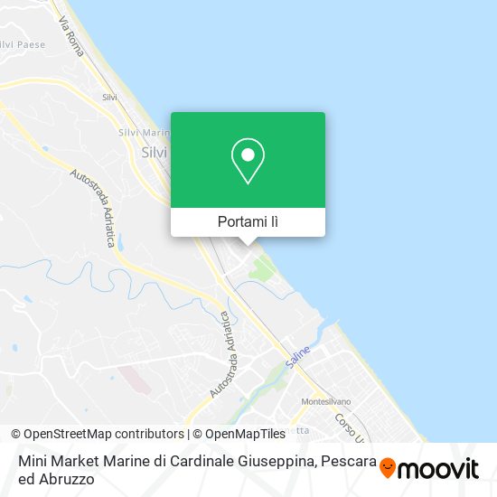 Mappa Mini Market Marine di Cardinale Giuseppina