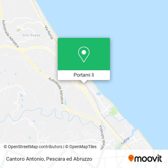 Mappa Cantoro Antonio