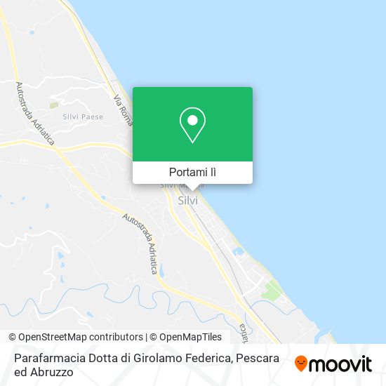 Mappa Parafarmacia Dotta di Girolamo Federica