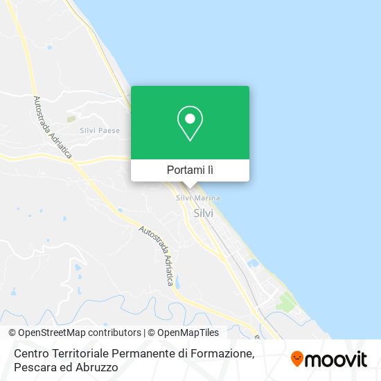 Mappa Centro Territoriale Permanente di Formazione