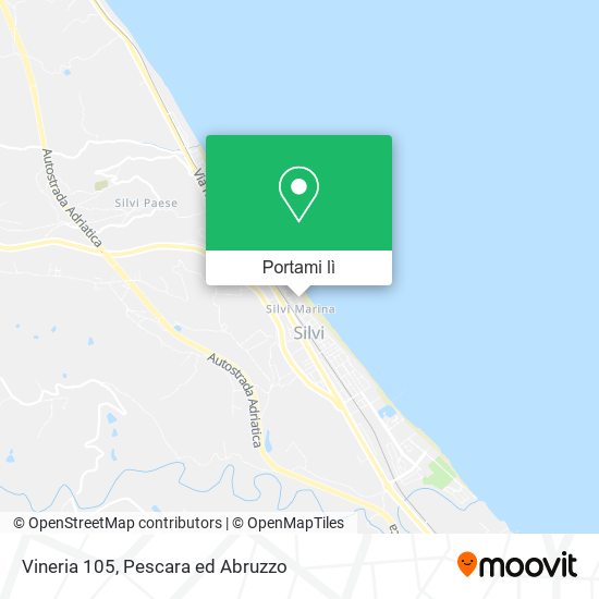 Mappa Vineria 105