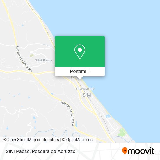 Mappa Silvi Paese
