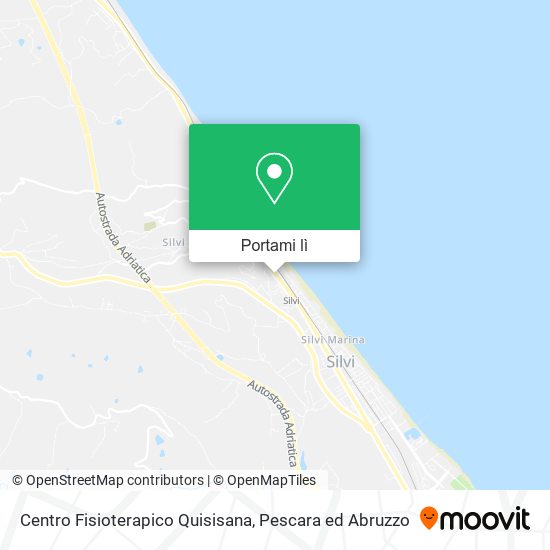 Mappa Centro Fisioterapico Quisisana