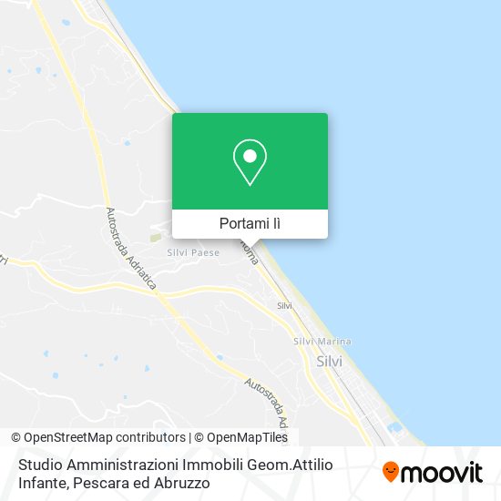 Mappa Studio Amministrazioni Immobili Geom.Attilio Infante