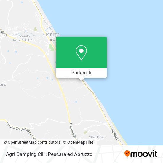 Mappa Agri Camping Cilli