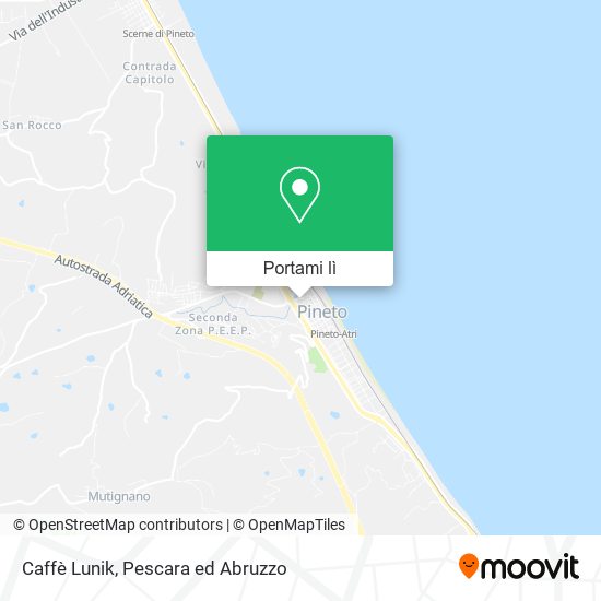 Mappa Caffè Lunik