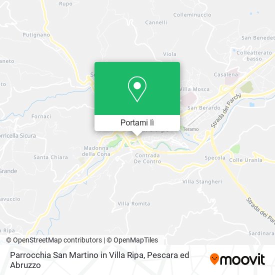 Mappa Parrocchia San Martino in Villa Ripa