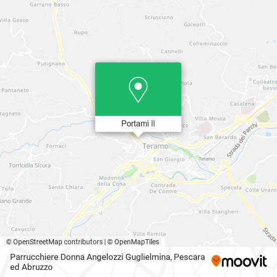 Mappa Parrucchiere Donna Angelozzi Guglielmina