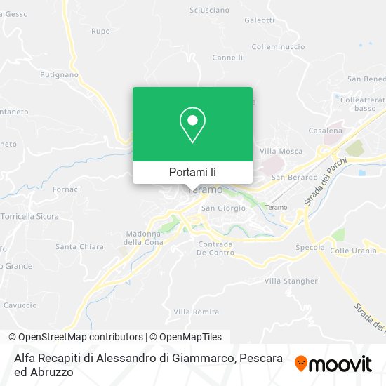Mappa Alfa Recapiti di Alessandro di Giammarco