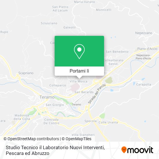 Mappa Studio Tecnico il Laboratorio Nuovi Interventi