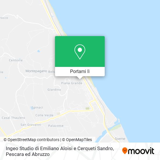 Mappa Ingeo Studio di Emiliano Aloisi e Cerqueti Sandro