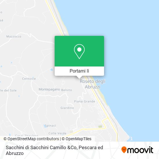 Mappa Sacchini di Sacchini Camillo &Co