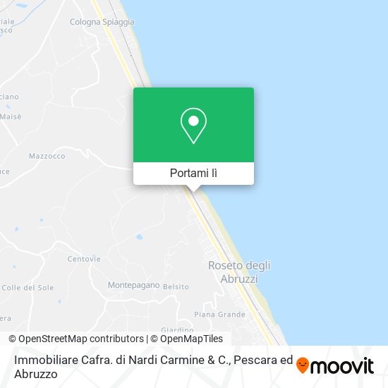 Mappa Immobiliare Cafra. di Nardi Carmine & C.