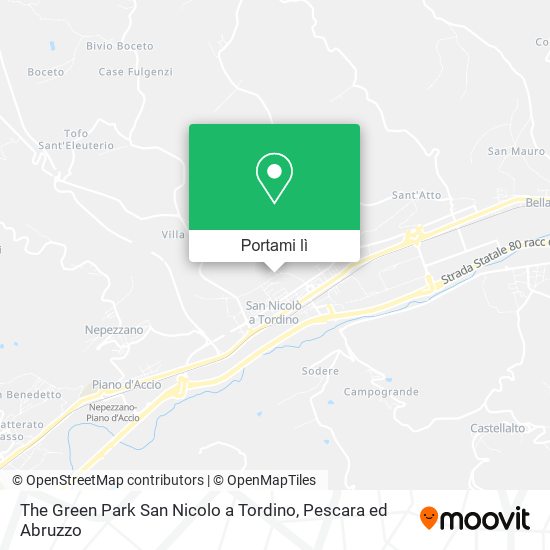 Mappa The Green Park San Nicolo a Tordino