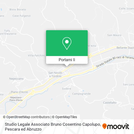 Mappa Studio Legale Associato Bruno Cosentino Capolupo