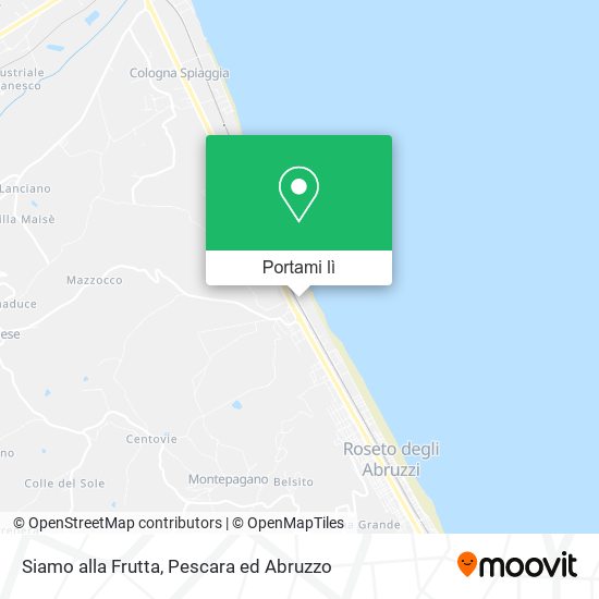 Mappa Siamo alla Frutta
