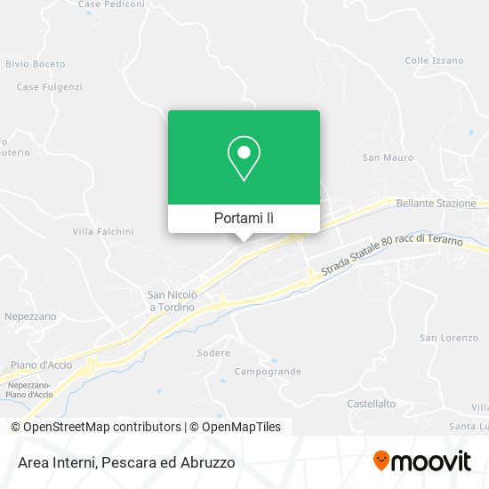 Mappa Area Interni