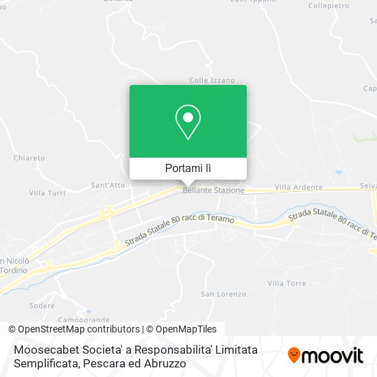 Mappa Moosecabet Societa' a Responsabilita' Limitata Semplificata