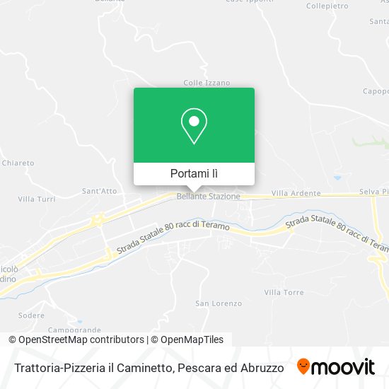 Mappa Trattoria-Pizzeria il Caminetto