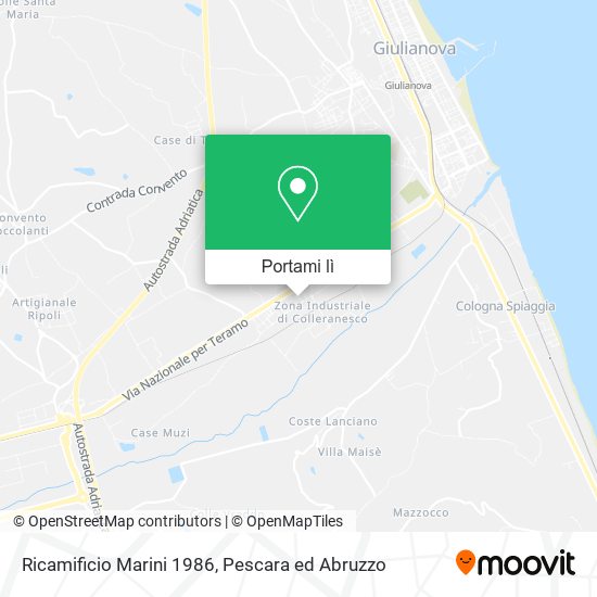 Mappa Ricamificio Marini 1986