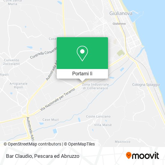 Mappa Bar Claudio