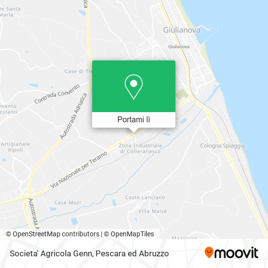 Mappa Societa' Agricola Genn
