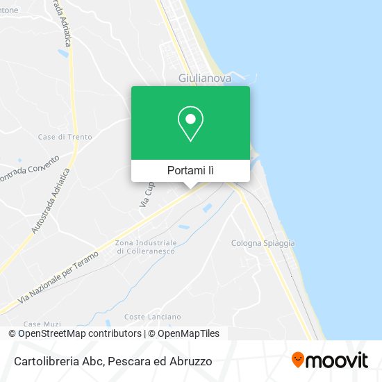 Mappa Cartolibreria Abc