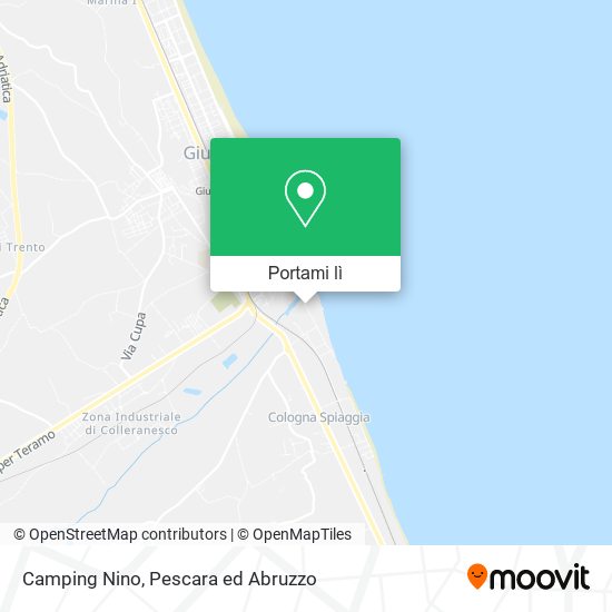 Mappa Camping Nino
