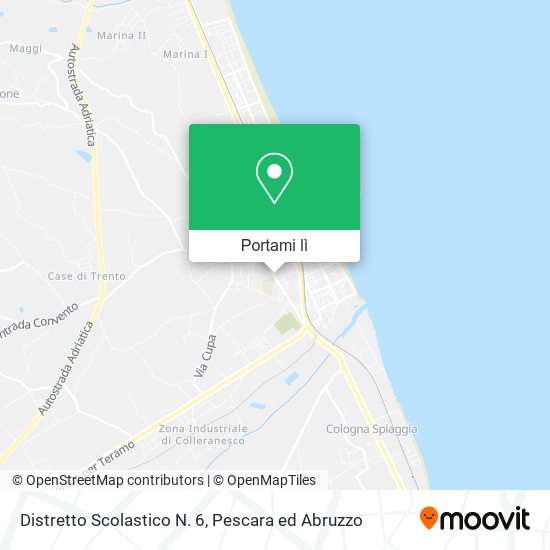 Mappa Distretto Scolastico N. 6