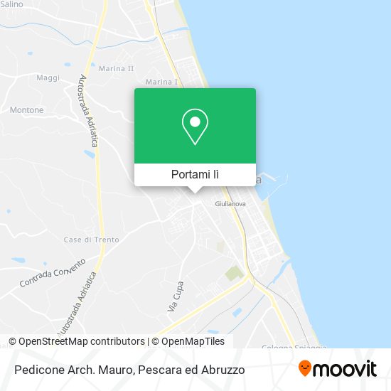 Mappa Pedicone Arch. Mauro