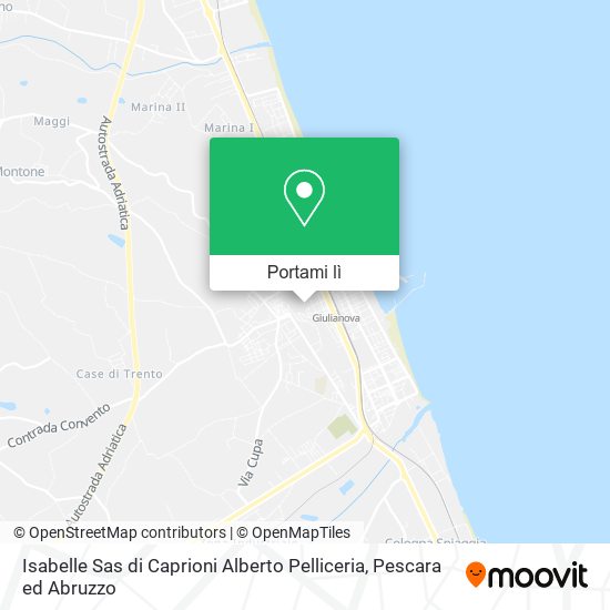 Mappa Isabelle Sas di Caprioni Alberto Pelliceria