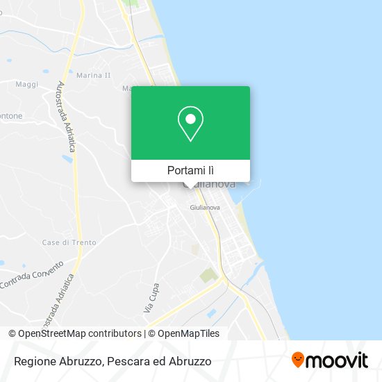 Mappa Regione Abruzzo