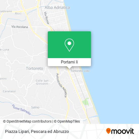 Mappa Piazza Lipari