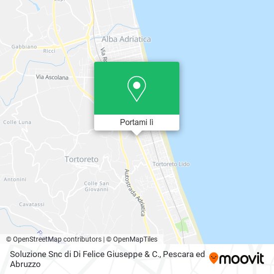 Mappa Soluzione Snc di Di Felice Giuseppe & C.