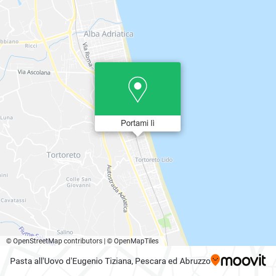Mappa Pasta all'Uovo d'Eugenio Tiziana