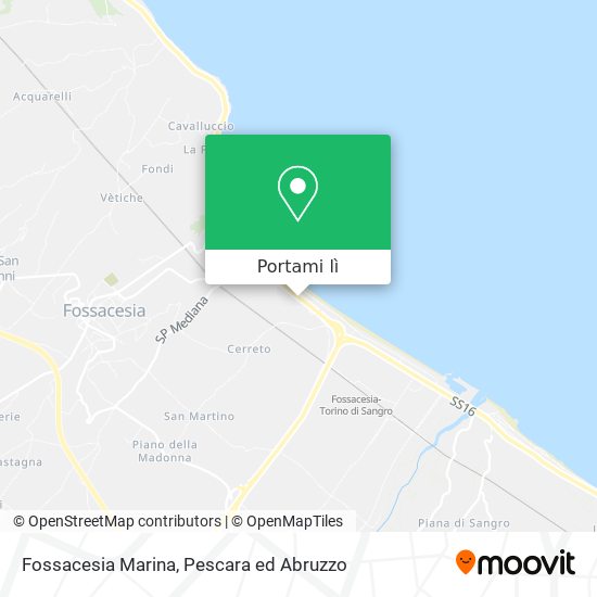 Mappa Fossacesia Marina