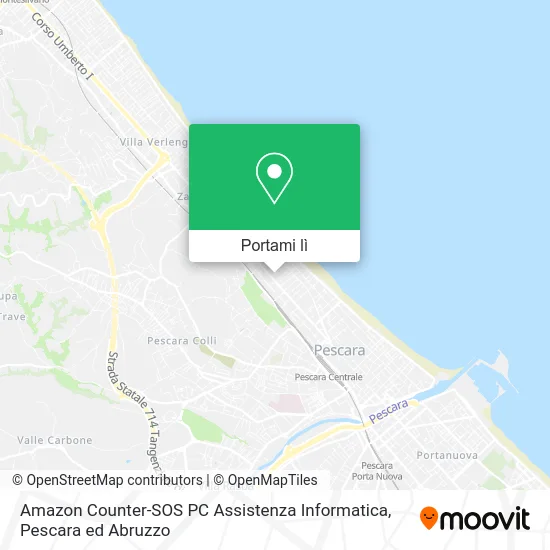 Mappa Amazon Counter-SOS PC Assistenza Informatica