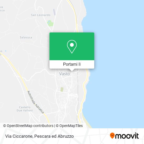 Mappa Via Ciccarone