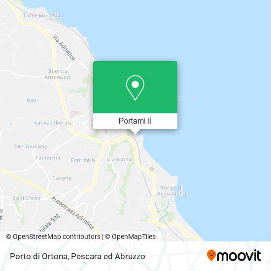 Mappa Porto di Ortona