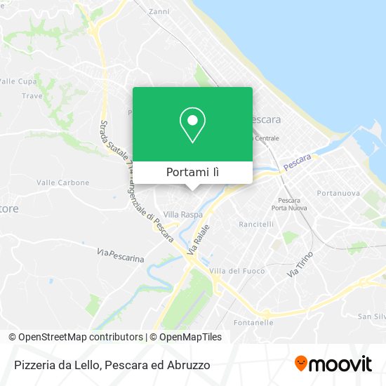 Mappa Pizzeria da Lello