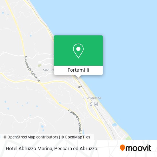 Mappa Hotel Abruzzo Marina