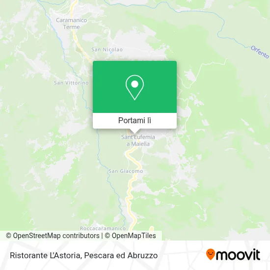 Mappa Ristorante L'Astoria
