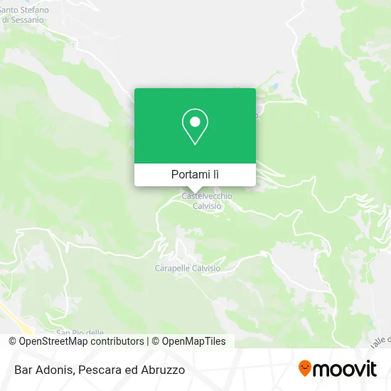 Mappa Bar Adonis