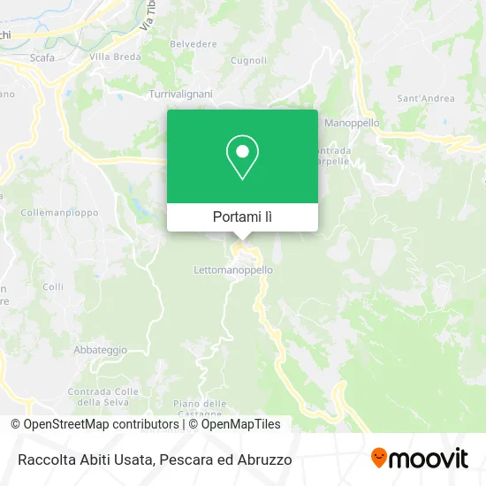 Mappa Raccolta Abiti Usata