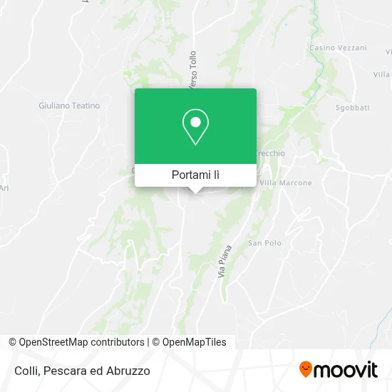Mappa Colli
