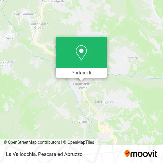 Mappa La Vallocchia