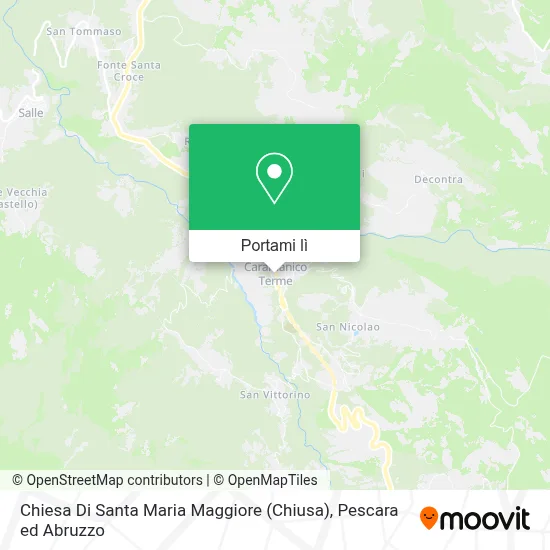 Mappa Chiesa Di Santa Maria Maggiore (Chiusa)