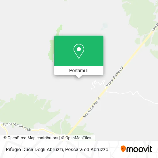 Mappa Rifugio Duca Degli Abruzzi