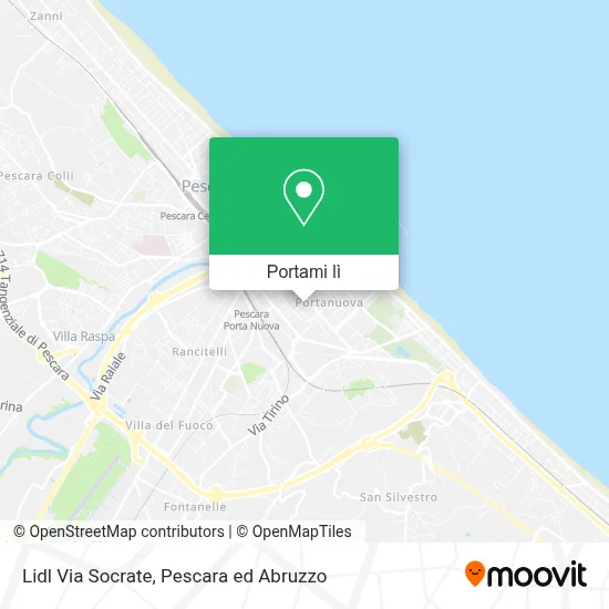 Mappa Lidl Via Socrate